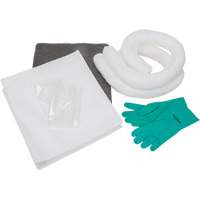 Trousse d'&eacute;quipement de lutte contre les d&eacute;versements, Huile seulement/Universel, Sac, Absorbance de 10 gal. US Les Distributions ICE