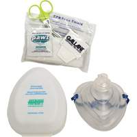 CPR Pocket Face Mask & Accessories Kit, Reusable Mask, Class 2 Les Distributions ICE