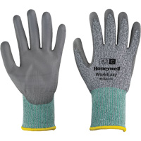 Gants de protection contre les coupures WorkEasy, Taille 6/T-petit, Calibre 13, Rev&ecirc;tement Polyur&eacute;thane, Enveloppe en PEHP/Fibre de verre, ASTM ANSI niveau A3/EN 388 niveau C Les Distributions ICE