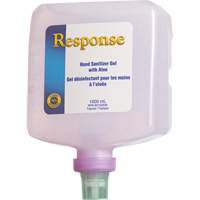 Response&reg; Hand Sanitizer Gel with Aloe, 1000 ml, Pump Bottle, 70% Alcohol Les Distributions ICE