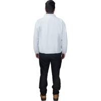 Disposable Shirt, Microporous, Small, White Les Distributions ICE