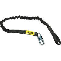 Arc Flash Shock Absorbing Lanyard, 6', Locking Snap Hook Center, Choke-Off Loop Leg Ends, Nylon Les Distributions ICE