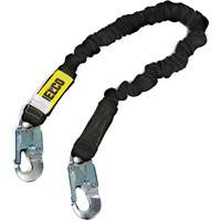 Arc Flash Lanyard, 6', Locking Snap Hook Center, Locking Snap Hook Leg Ends, Nylon Les Distributions ICE
