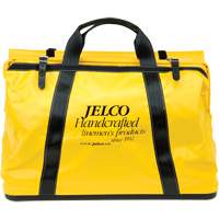 Vinyl Coated Drag Bag, Nylon, Black/Yellow Les Distributions ICE