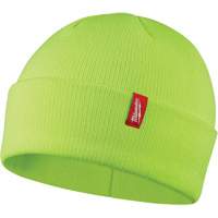 Tuque &agrave; revers haute visibilit&eacute;, Taille unique, Vert Les Distributions ICE