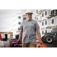T-shirt de travail hybride, Hommes, Petit, Gris Les Distributions ICE