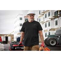T-shirt de travail hybride, Hommes, Petit, Noir Les Distributions ICE