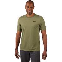 T-shirt de travail hybride, Hommes, Petit, Vert Les Distributions ICE