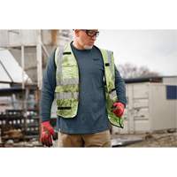 T-shirt de travail hybride, Hommes, Petit, Bleu Les Distributions ICE