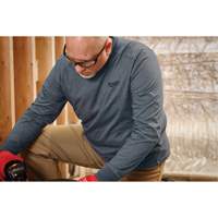 T-shirt de travail hybride, Hommes, Petit, Bleu Les Distributions ICE