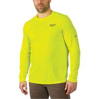 Workskin Lightweight High Visibility Shirt, Men's, Small, Yellow Les Distributions ICE