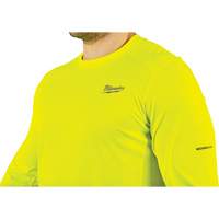 Workskin Lightweight High Visibility Shirt, Men's, Small, Yellow Les Distributions ICE