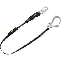 V-Series Welding Shock Absorbing Lanyard, 6', Snap Hook Center, Snap Hook Leg Ends, Kevlar&reg;/Nomex&reg; Les Distributions ICE