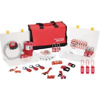 Premier Lockout Kit with Zenex Thermoplastic Locks, Electrical Kit, 27 Components Les Distributions ICE