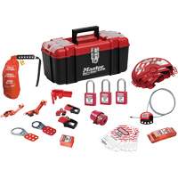 Standard Lockout Kit with Zenex Thermoplastic Locks, Electrical/Valve Kit, 27 Components Les Distributions ICE