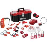 Premier Lockout Kit with Zenex Thermoplastic Locks, Electrical/Valve Kit, 27 Components Les Distributions ICE