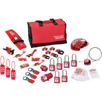 Premier Lockout Kit with Zenex Thermoplastic Locks, Electrical/Valve Kit, 34 Components Les Distributions ICE