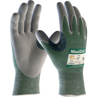 Gants en tissu technique r&eacute;sistant aux coupures ATG MaxiCut, Taille Grand, Calibre 15, Rev&ecirc;tement Nitrile, Enveloppe en Fil technique, ASTM ANSI niveau A2/EN 388 niveau 3/EN 388 niveau B Les Distributions ICE