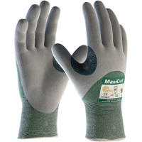 Gants en tissu technique r&eacute;sistant aux coupures ATG MaxiCut, Taille Grand, Calibre 15, Rev&ecirc;tement Nitrile, Enveloppe en Fil technique, ASTM ANSI niveau A2/EN 388 niveau 3/EN 388 niveau B Les Distributions ICE