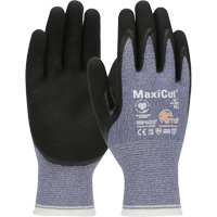 Gants r&eacute;sistants aux coupures dans un milieu de travail huileux ATG MaxiCut, Taille Grand, Calibre 15, Rev&ecirc;tement Nitrile, Enveloppe en Fil technique, ASTM ANSI niveau A3/EN 388 niveau 4/EN 388 niveau C Les Distributions ICE