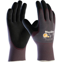 ATG MaxiDry&reg; Ultra Lightweight Seamless Gloves, Large, Nitrile Coating, 15 Gauge, Nylon/Elastane Shell Les Distributions ICE