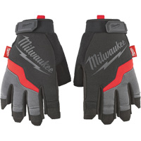 Performance Fingerless Gloves, Synthetic Palm, Size Small Les Distributions ICE