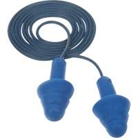 Bouchons d'oreilles pr&eacute;moul&eacute;s E-A-R Ultrafit , Avec cordon, Taille unique, Vrac - Sac en poly, NRR dB NRR 25 dB Les Distributions ICE