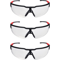 Safety Glasses, Clear Lens, Anti-Scratch, ANSI Z87+/Meets/Exceeds CSA Z94.3 Les Distributions ICE