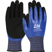 Gants r&eacute;sistants aux coupures G-Tek PolyKor X7, Taille Petit, Calibre 18, Rev&ecirc;tement Nitrile, Enveloppe en Fil technique, ANSI/ISEA 105 niveau 4 Les Distributions ICE