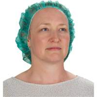 Bouffant Caps, Polypropylene, 21", Green Les Distributions ICE