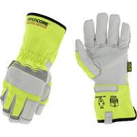 Gants de protection haute visibilit&eacute; contre les &eacute;pingles, Taille Petit, Rev&ecirc;tement Polyur&eacute;thane, Enveloppe en DuraHide, ASTM ANSI niveau A5 Les Distributions ICE