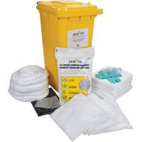 Trousse de lutte contre les d&eacute;versements de premi&egrave;re qualit&eacute;, Huile seulement, Bac, Absorbance de 63 gal. US Les Distributions ICE