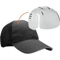 Skullerz 8946 Standard Baseball Cap with Bump Cap Insert, Black Les Distributions ICE