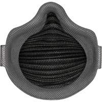 Masques jetables AirWave de la s&eacute;rie M noirs avec SmartStrap et bride compl&egrave;te en mousse, N95, Certifi&eacute; NIOSH, Moyen/grand Les Distributions ICE
