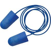 Bouchons d'oreilles biosourc&eacute;s d&eacute;tectables par le m&eacute;tal Food Pro Bullet BioSoft, Avec cordon, Taille unique, Vrac - Boîte, NRR dB 32 Les Distributions ICE