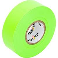 Flagging Tape, 1.1875" W x 164' L, Fluorescent Green Les Distributions ICE