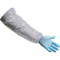 Manchons, Longueur de 16", Poly&eacute;thyl&egrave;ne, Blanc Les Distributions ICE