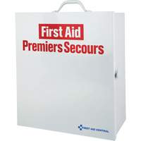 Armoire pour premiers soins SmartCompliance, R&eacute;pond &agrave; la norme CSA Z1220-17 type 3 environnements &agrave; haut risque, Petit (2-25 travailleurs) Les Distributions ICE