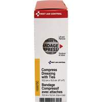 Recharge de bandages compressifs avec attaches SmartCompliance, 4" lo x 4" la Les Distributions ICE
