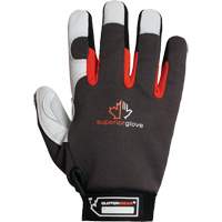 Gants de m&eacute;canicien Clutch Gear Thinsulate, Paume Cuir fleur de ch&egrave;vre/Cuir refendu, Taille Petit/7 Les Distributions ICE