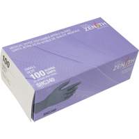 Gants jetables de calibre m&eacute;dical, Petit, Nitrile, 6 mils, Sans poudre, Noir, Classe 2 Les Distributions ICE