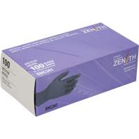 Gants jetables de calibre m&eacute;dical, Moyen, Nitrile, 6 mils, Sans poudre, Noir, Classe 2 Les Distributions ICE