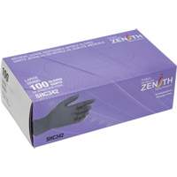 Gants jetables de calibre m&eacute;dical, Grand, Nitrile, 6 mils, Sans poudre, Noir, Classe 2 Les Distributions ICE