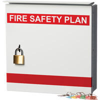 Boîte pour plan de s&eacute;curit&eacute; en cas d'incendie Les Distributions ICE