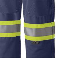 6003P Pantalon de s&eacute;curit&eacute; routi&egrave;re, Polyester, T-petit, Bleu marin Les Distributions ICE