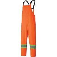 5598 Combinaison de pluie imperm&eacute;able et l&eacute;g&egrave;re, Polyester/PVC, Petit, Orange haute visibilit&eacute; Les Distributions ICE