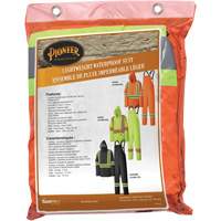 5598 Combinaison de pluie imperm&eacute;able et l&eacute;g&egrave;re, Polyester/PVC, Petit, Orange haute visibilit&eacute; Les Distributions ICE
