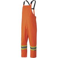 5608 Combinaison de pluie imperm&eacute;able 210D, Polyester/PVC, Petit, Orange haute visibilit&eacute; Les Distributions ICE