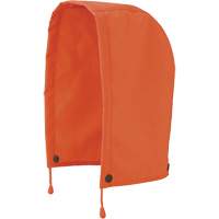 5400H Capuchon de veste de s&eacute;curit&eacute; imperm&eacute;able 300D Trilobal antid&eacute;chirure, Orange haute visibilit&eacute;, Polyester Les Distributions ICE