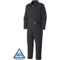 520A Combinaisons en toile de coton matelass&eacute;e, Hommes, Noir, Taille Petit Les Distributions ICE